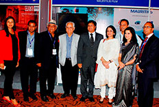 Mauritian Delegation with Ramesh Sippy & Nina Gupta