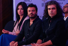 Day 1 - IIFTC Opening Gala - (L To R) Actress Neetu Chandra, Vikas Bahl, Imtiaz Ali