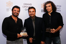 Day 1 - IIFTC Opening Gala - (L To R) Vikas Bahl, Harshad Bhagwat - Director IIFTC, Imtiaz Ali