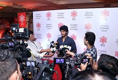 IIFTC Red Carpet - Actor Akash Puri Jagannadh addressing media