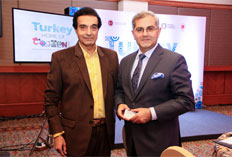 Dheeraj Kumar and HE Burak Akçapar - Ambassador of Turkey